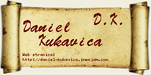 Daniel Kukavica vizit kartica